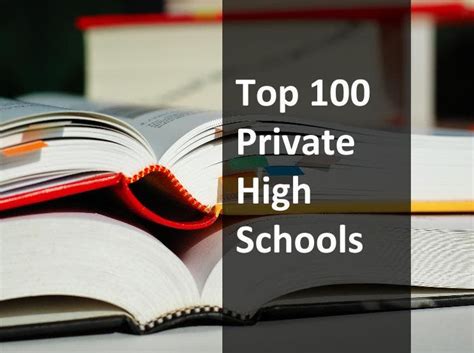 100 best private high schools.